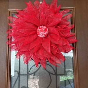 Poinsettia Wreath
